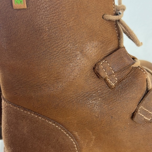 El Naturalista Brown Nubuck Lace-Up Boots - Picture 7 of 8